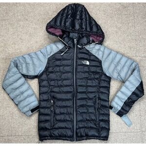 The North Face Summit Series Women's Full‎ Zip Quilted Hooded Jacket Size Small